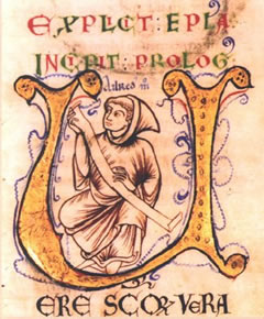 St. Aelred of Rievaulx (1109-1166), a famous Cistercian Abbot and spiritual writer.