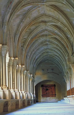 Vaulting in the Abbey of Poblet, Spain.